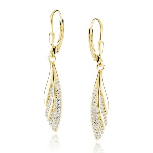 Cercei lungi de argint placat cu aur galben cu pietre si tortite DiAmanti Z1955DG_W-DIA (Argint 925‰ 2,9 g.) Cercei lungi de argint placat cu aur galben cu pietre si tortite DiAmanti Z1955DG_W-DIA (Argint 925‰ 2,9 g.)